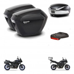 SHAD SH48 trunk + mounting bracket sh23 suitcases accessories TITANIUM PREMIUM KIT-464138