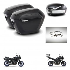 SHAD SH48 trunk + mounting bracket sh23 suitcases accessories TITANIUM PREMIUM KIT-464156