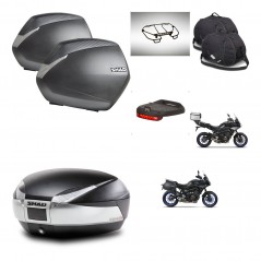 SHAD SH48 trunk + mounting bracket SH36 suitcases accessories TITANIUM PREMIUM KIT-464161