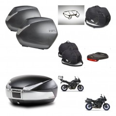 SHAD SH48 trunk + mounting bracket SH36 suitcases accessories TITANIUM PREMIUM KIT-464173