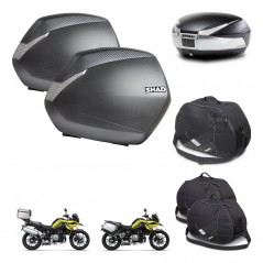 SHAD SH48 trunk + mounting bracket SH36 suitcases accessories TITANIUM PREMIUM KIT-464191
