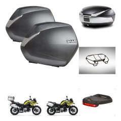 SHAD Baul SH48 + soporte montaje maletas SH36 accesorios TITANIUM PREMIUM KIT-464208