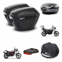 SHAD SH48 trunk + mounting bracket sh23 suitcases accessories DARK GREY PREMIUM KIT-464246