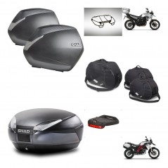 SHAD Baul SH48 + soporte montaje maletas SH36 accesorios DARK GREY PREMIUM KIT-464269