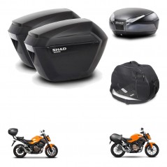 SHAD SH48 trunk + mounting bracket sh23 suitcases accessories DARK GREY PREMIUM KIT-464296