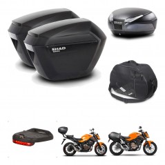 SHAD SH48 trunk + mounting bracket sh23 suitcases accessories DARK GREY PREMIUM KIT-464302