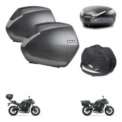 SHAD SH48 trunk + mounting bracket SH36 suitcases accessories DARK GREY PREMIUM KIT-464350