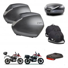 SHAD SH48 trunk + mounting bracket SH36 suitcases accessories DARK GREY PREMIUM KIT-464393