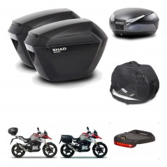 SHAD SH48 trunk + mounting bracket sh23 suitcases accessories DARK GREY PREMIUM KIT-464406