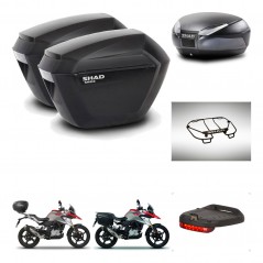 SHAD SH48 trunk + mounting bracket sh23 suitcases accessories DARK GREY PREMIUM KIT-464418