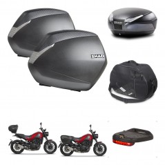 SHAD SH48 trunk + mounting bracket SH36 suitcases accessories DARK GREY PREMIUM KIT-464452