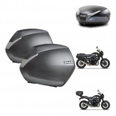 SHAD SH48 trunk + mounting bracket SH36 suitcases DARK GREY PREMIUM KIT-464482