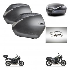 SHAD SH48 trunk + mounting bracket SH36 suitcases accessories DARK GREY PREMIUM KIT-464506