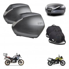 SHAD SH48 trunk + mounting bracket SH36 suitcases accessories DARK GREY PREMIUM KIT-464531