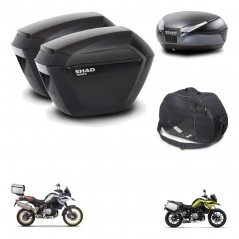 SHAD SH48 trunk + mounting bracket sh23 suitcases accessories DARK GREY PREMIUM KIT-464544
