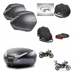 SHAD SH48 trunk + mounting bracket SH36 suitcases accessories DARK GREY PREMIUM KIT-464573