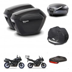 SHAD SH48 trunk + mounting bracket sh23 suitcases accessories DARK GREY PREMIUM KIT-464598