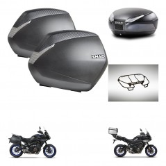 SHAD SH48 trunk + mounting bracket SH36 suitcases accessories DARK GREY PREMIUM KIT-464602