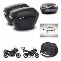 SHAD SH48 trunk + mounting bracket sh23 suitcases accessories DARK GREY PREMIUM KIT-464616