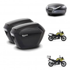 SHAD SH48 trunk + mounting bracket sh23 suitcases DARK GREY PREMIUM KIT-464628