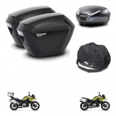 SHAD SH48 trunk + mounting bracket sh23 suitcases accessories DARK GREY PREMIUM KIT-464640
