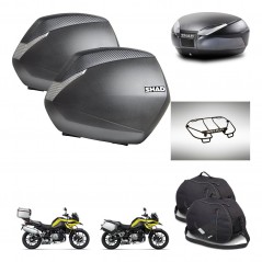 SHAD SH48 trunk + mounting bracket SH36 suitcases accessories DARK GREY PREMIUM KIT-464651