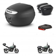 SHAD Maletas sh23 + soporte montaje baul SH26 accesorios KIT-464676