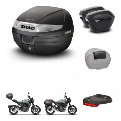 SHAD SH23 suitcases + mounting bracket SH29 trunk accessories KIT-464688