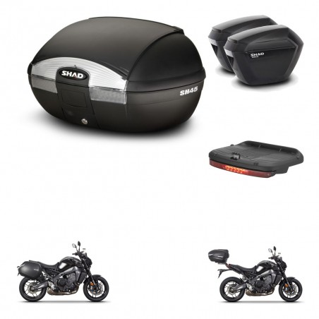 SHAD Maletas sh23 + soporte montaje baul SH45 accesorios KIT-464762