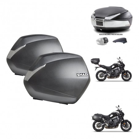 SHAD Trunk SH48 backrest cover + mounting bracket SH36 suitcases KIT-464946