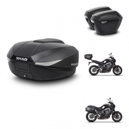 SHAD Maletas sh23 + soporte montaje baul SH58 KIT-465164