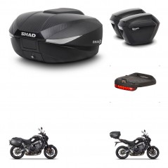 SHAD Maletas sh23 + soporte montaje baul SH58 accesorios KIT-465170