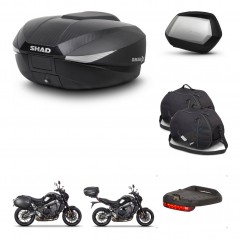 SHAD Maletas SH35 PREMIUM + soporte montaje baul SH58 accesorios KIT-465172