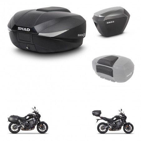 SHAD Maletas sh23 alu + soporte montaje baul SH58 accesorios KIT-465191