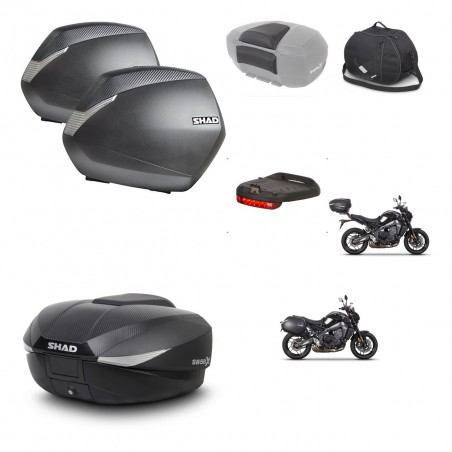 SHAD Baul SH58 + soporte montaje maletas SH36 accesorios KIT-465204