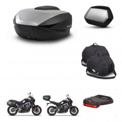 SHAD SH35 PREMIUM suitcases + mounting bracket SH59 trunk accessories 59L KIT-465268