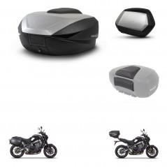 SHAD Maletas SH35 PREMIUM + soporte montaje baul SH59 accesorios 59L KIT-465285