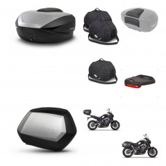 SHAD SH35 PREMIUM suitcases + mounting bracket SH59 trunk accessories 59L KIT-465304