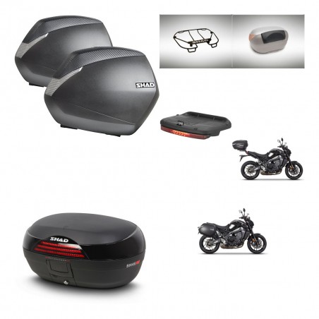 SHAD Baul SH46 + soporte montaje maletas SH36 accesorios 45 L KIT-465432