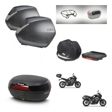 SHAD Baul SH46 + soporte montaje maletas SH36 accesorios 45 L KIT-465444