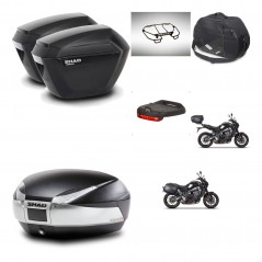 SHAD SH48 trunk + mounting bracket sh23 suitcases accessories TITANIUM PREMIUM KIT-465606