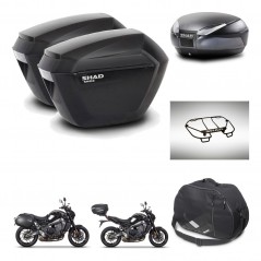SHAD SH48 trunk + mounting bracket sh23 suitcases accessories DARK GREY PREMIUM KIT-465696