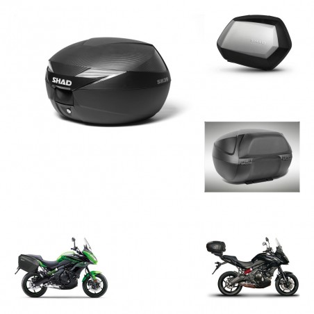 SHAD Maletas SH35 PREMIUM + soporte montaje Baul maleta accesorios KIT-469935
