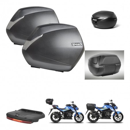 SHAD Baul maleta + soporte montaje maletas SH36 accesorios KIT-469977