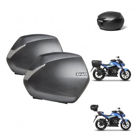 SHAD Baul maleta + soporte montaje maletas SH36 KIT-470149
