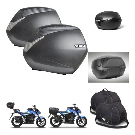 SHAD Baul maleta + soporte montaje maletas SH36 accesorios KIT-470174