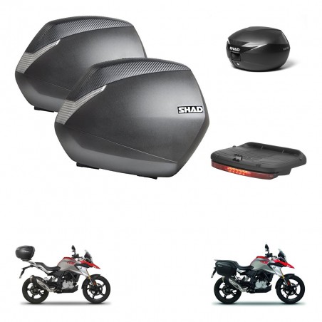 SHAD Baul maleta + soporte montaje maletas SH36 accesorios KIT-470281