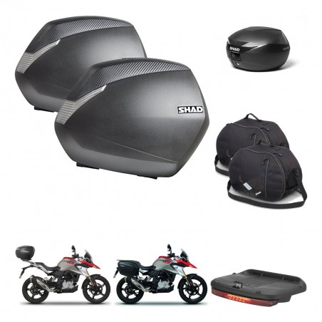 SHAD Baul maleta + soporte montaje maletas SH36 accesorios KIT-470282