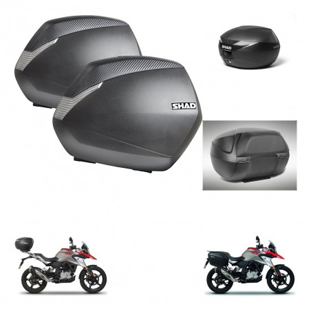 SHAD Baul maleta + soporte montaje maletas SH36 accesorios KIT-470285