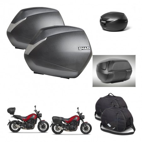 SHAD Baul maleta + soporte montaje maletas SH36 accesorios KIT-470302
